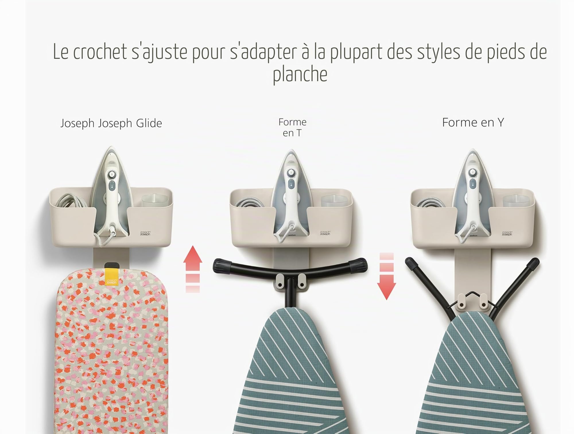 joseph-joseph-ironhub-support-mural-pour-planche-et-fer-repasser-avec-panier-cro image 4