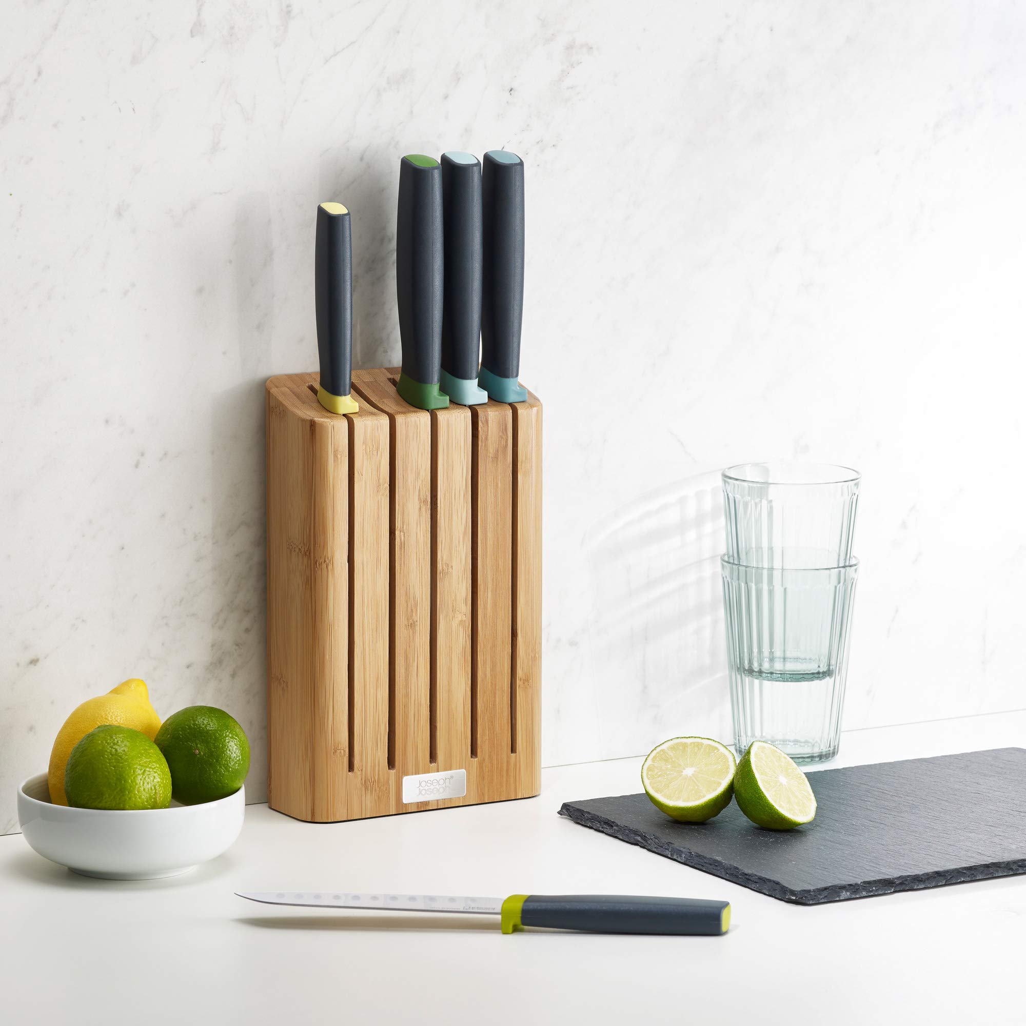 joseph-joseph-elevate-set-de-5-couteaux-de-cuisine-acier-inoxydable-japonais-ave image 5