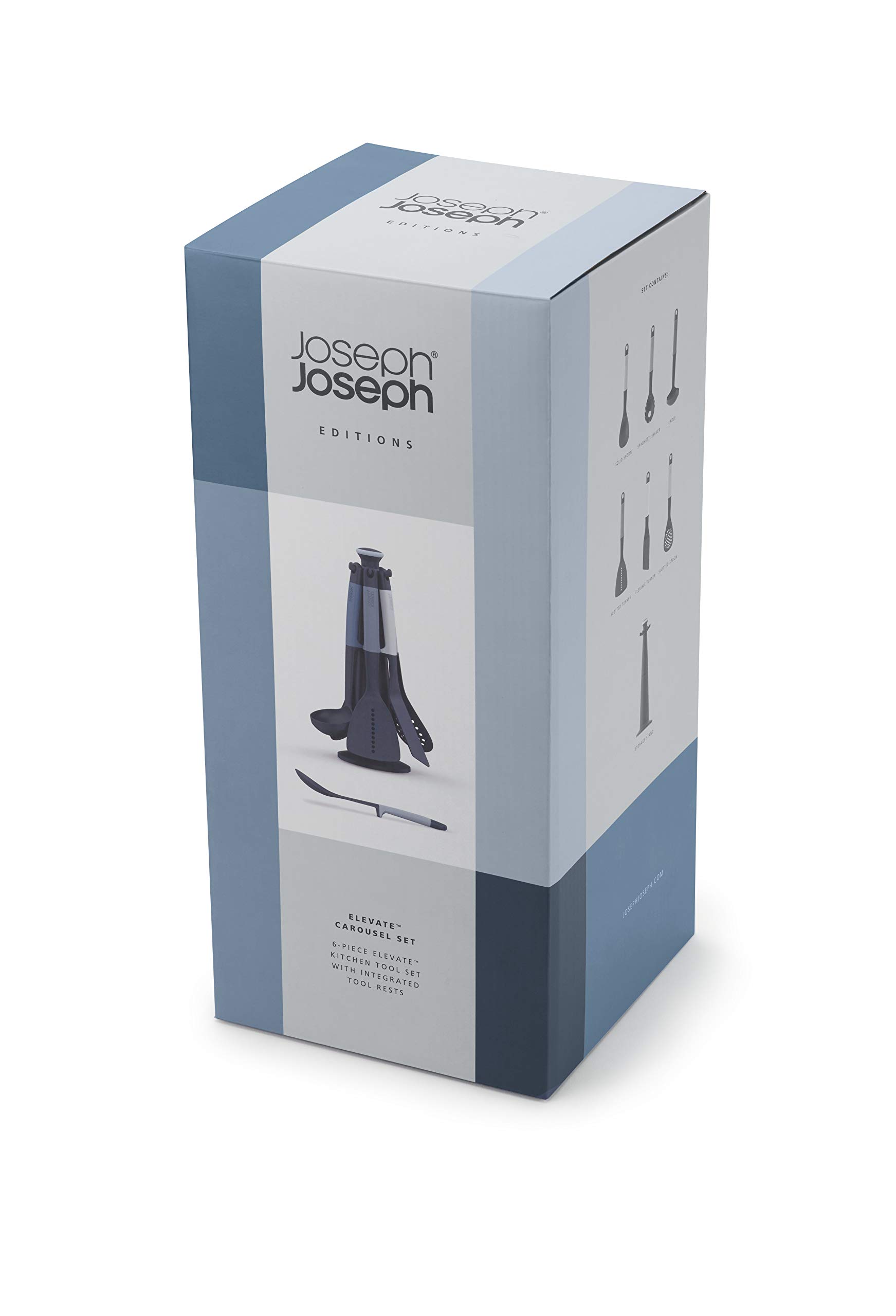 joseph-joseph-elevate-lot-de-6-ustensiles-de-cuisine-en-nylon-avec-porte-ustensi image 4