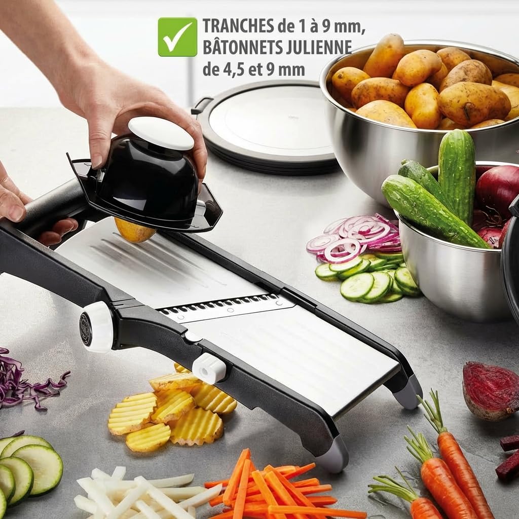 gefu-laola-mandoline-de-cuisine-multifonctionnelle-coupes-multiples-l-gumes-et-f image 3