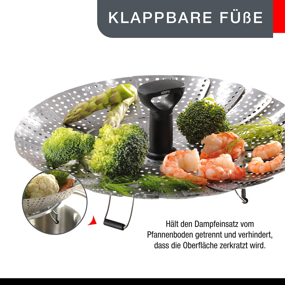 gefu-ge15460-vitala-panier-vapeur-pliable-en-acier-inoxydable-casseroles-18-27-c image 4