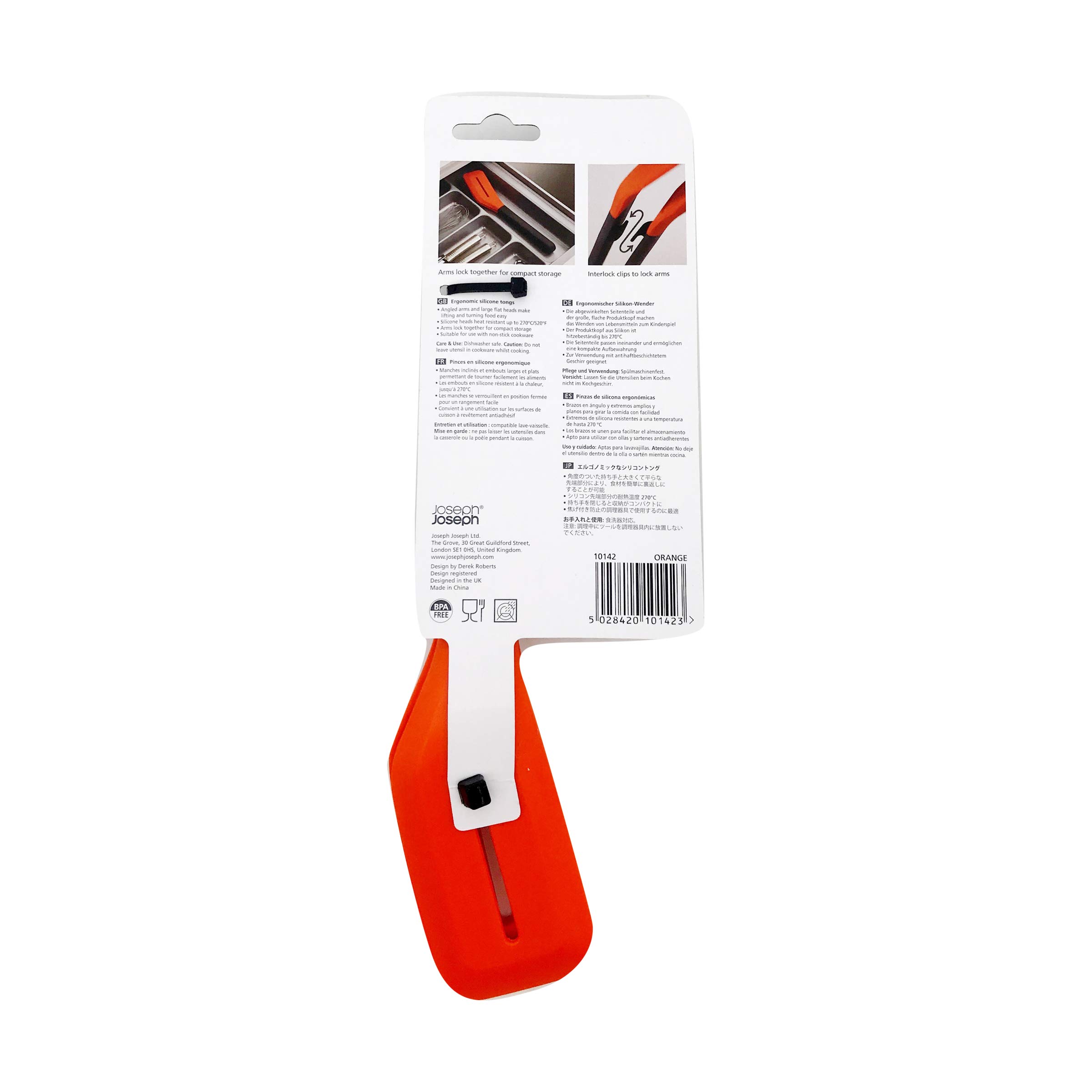joseph-joseph-pince-de-cuisine-en-silicone-avec-fermoir-de-rangement-r-sistante- image 2