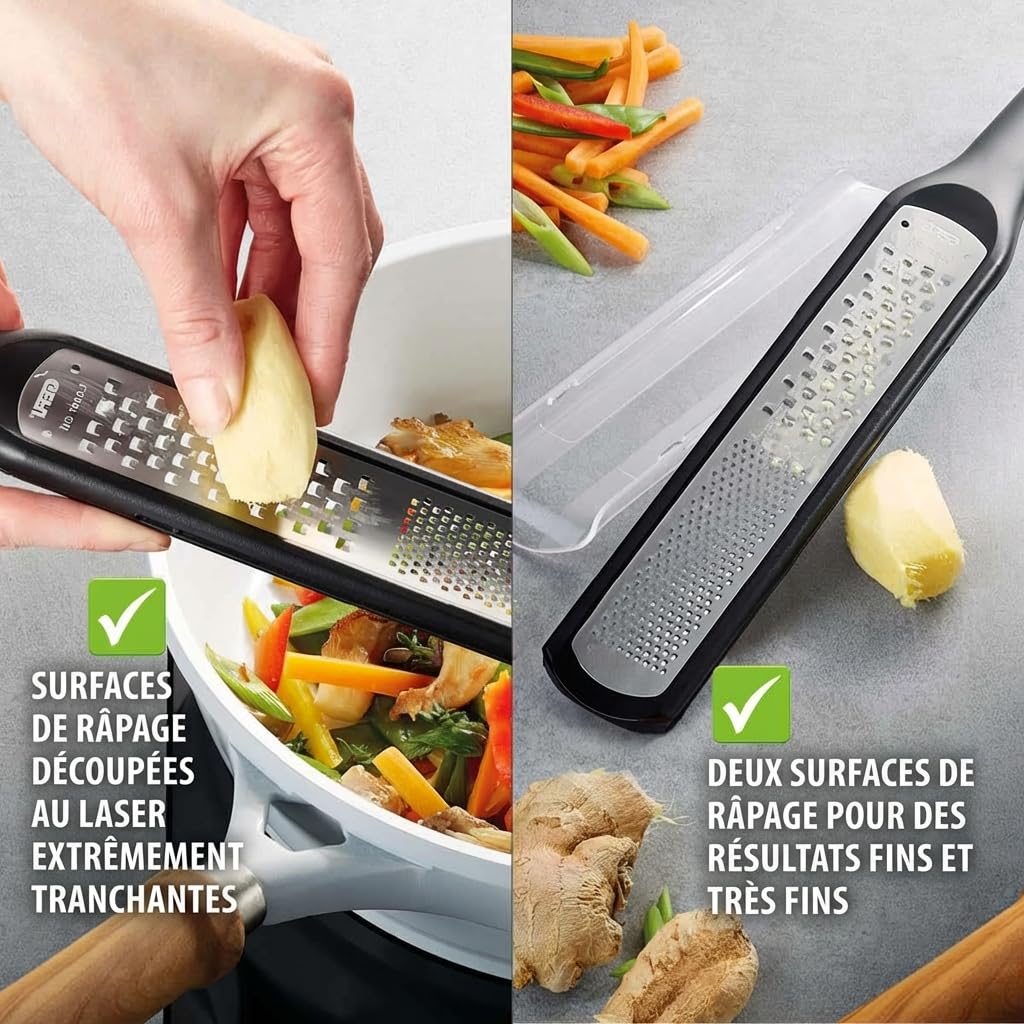 gefu-rafino-r-pe-double-fine-et-grossi-re-pour-parmesan-gingembre-chocolat-et-ze image 5