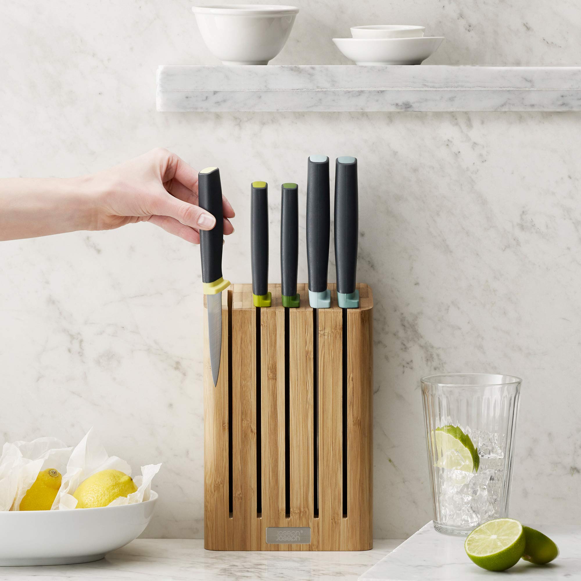 joseph-joseph-elevate-set-de-5-couteaux-de-cuisine-acier-inoxydable-japonais-ave image 6