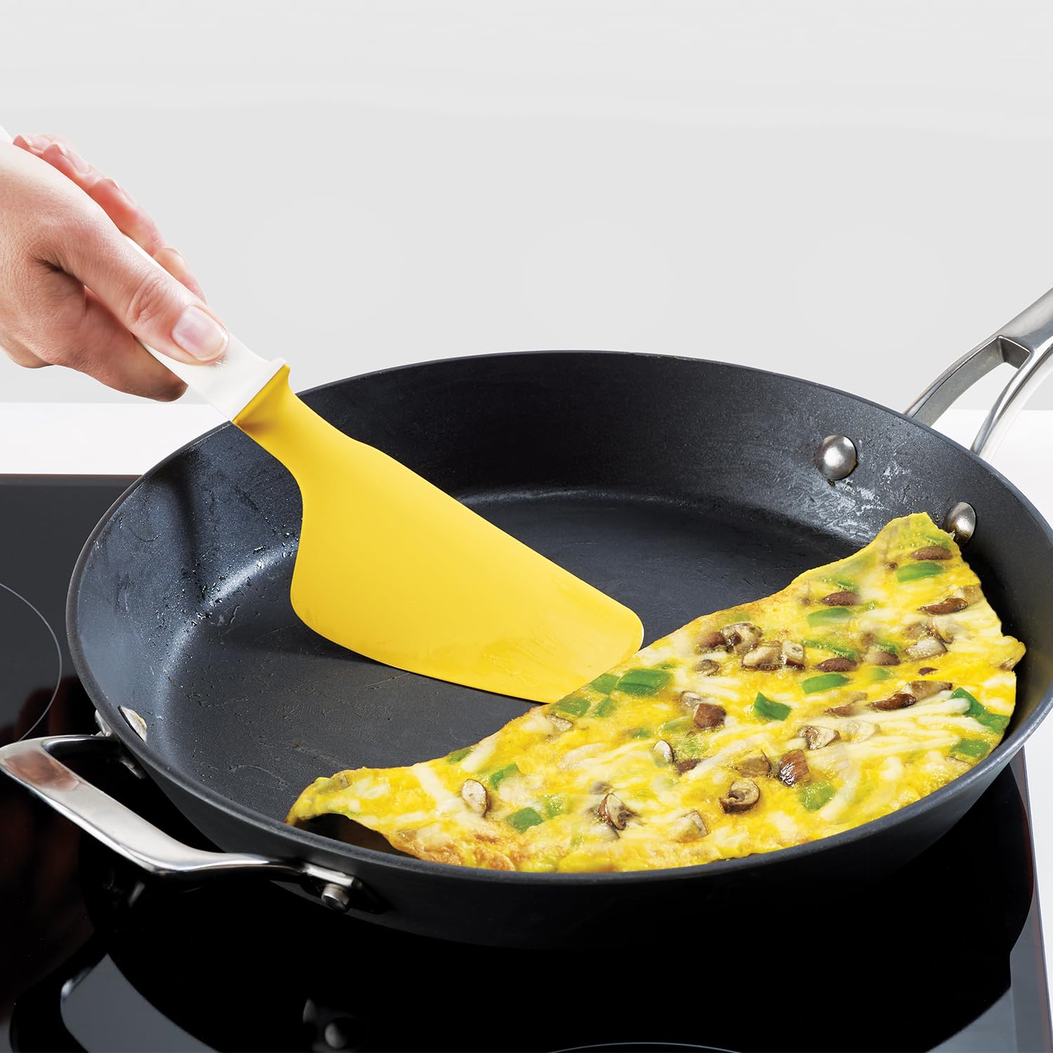 joseph-joseph-elevate-spatule-oeufs-multifonction-en-silicone-avec-repose-outils image 3