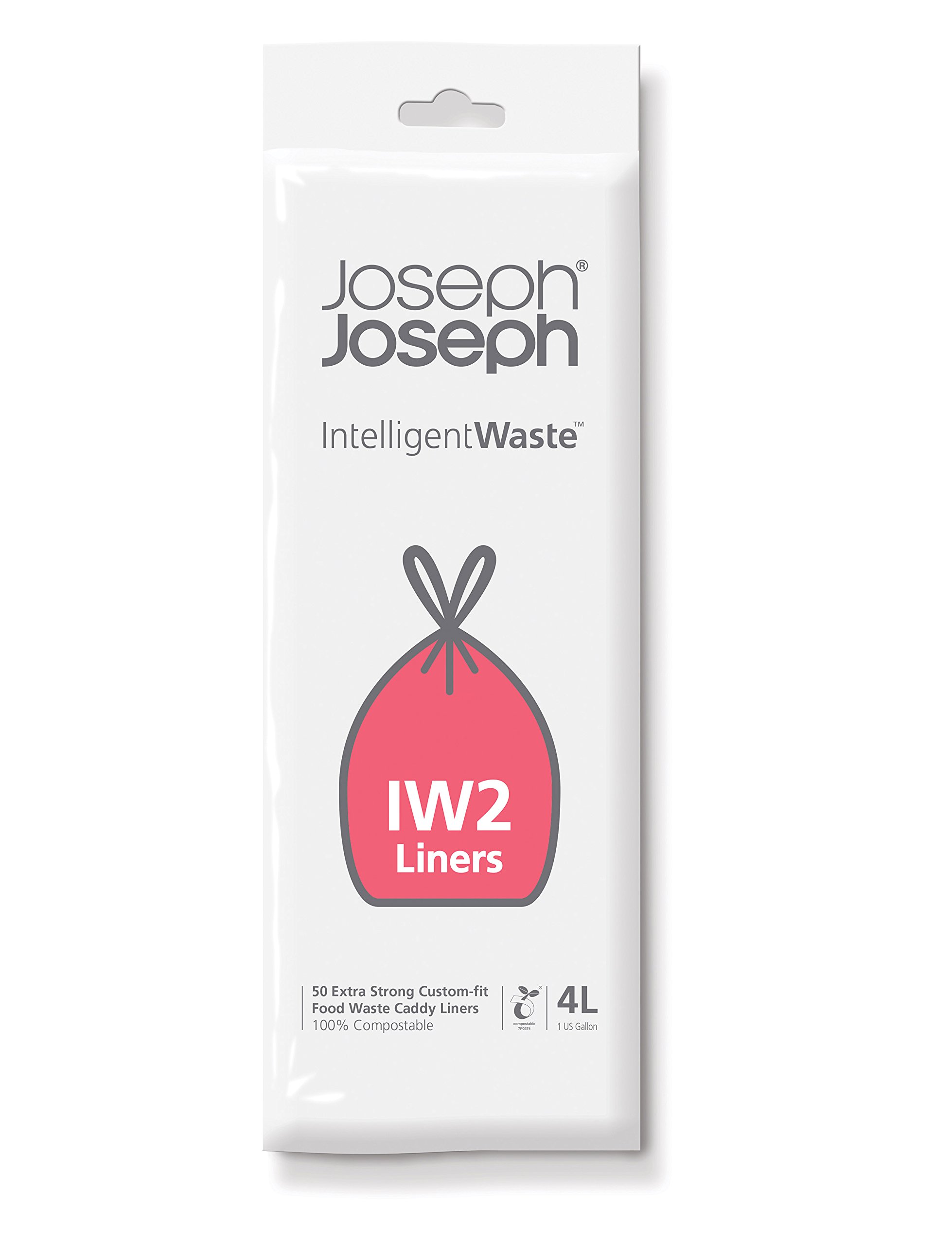 joseph-joseph-iw2-sacs-poubelle-compostables-4-l-transparent-lot-de-50-pour-cadd image 4