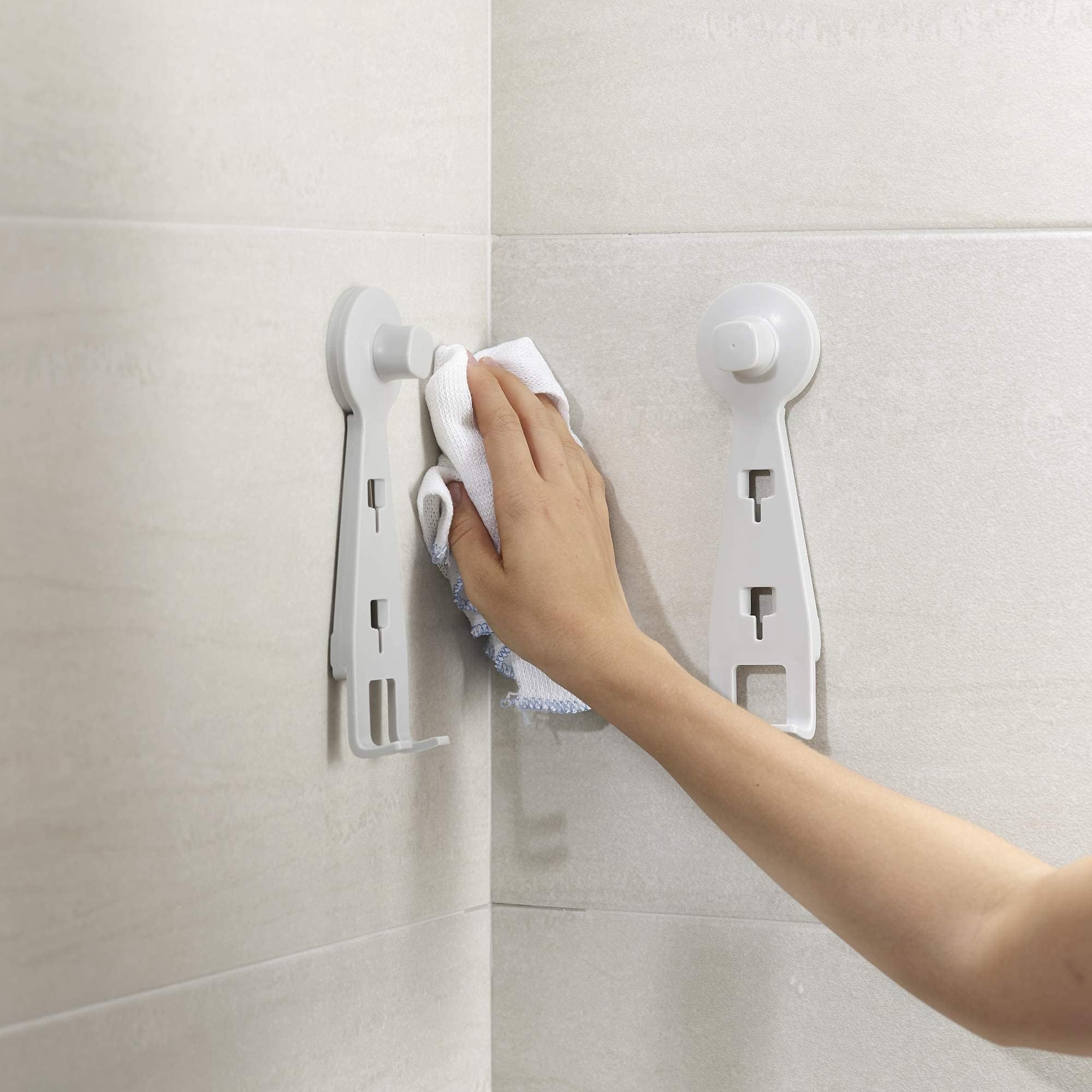 joseph-joseph-easystore-lot-de-2-paniers-de-douche-d-angle-auto-drainants-sans-p image 3