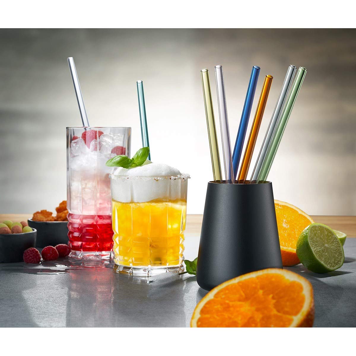 gefu-future-lot-de-8-pailles-r-utilisables-en-verre-borosilicate-23-cm image 3