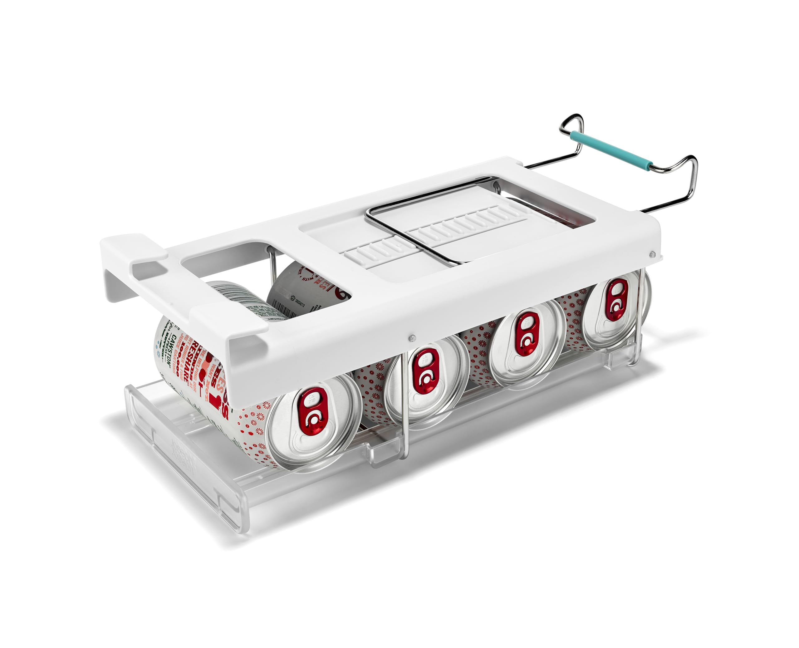 joseph-joseph-fridgestore-rangement-canettes-pliable-sous-tag-re-de-frigo-4-cane image 1