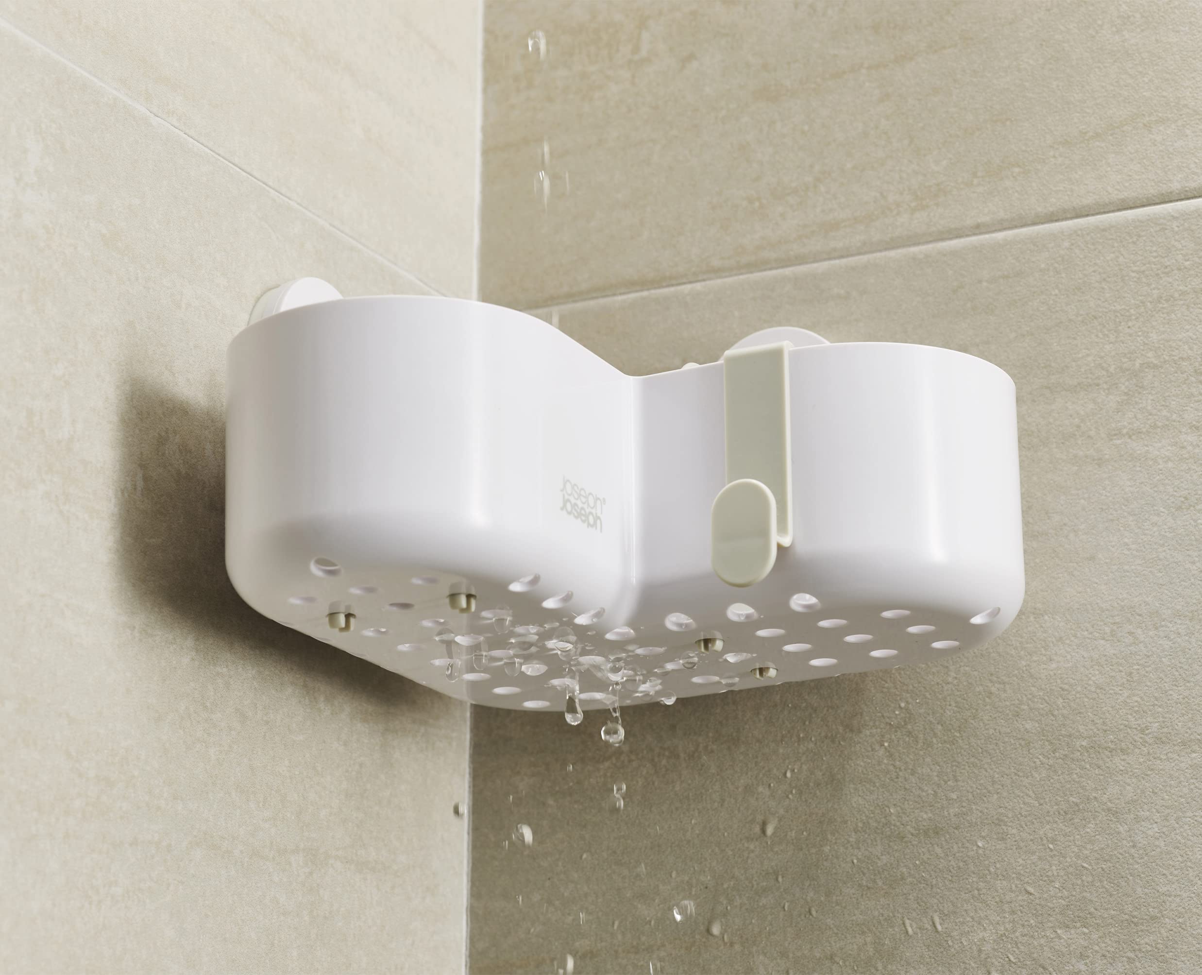 joseph-joseph-duo-organiseur-d-tag-re-de-douche-d-angle-ventouses-rangement-de-s image 5