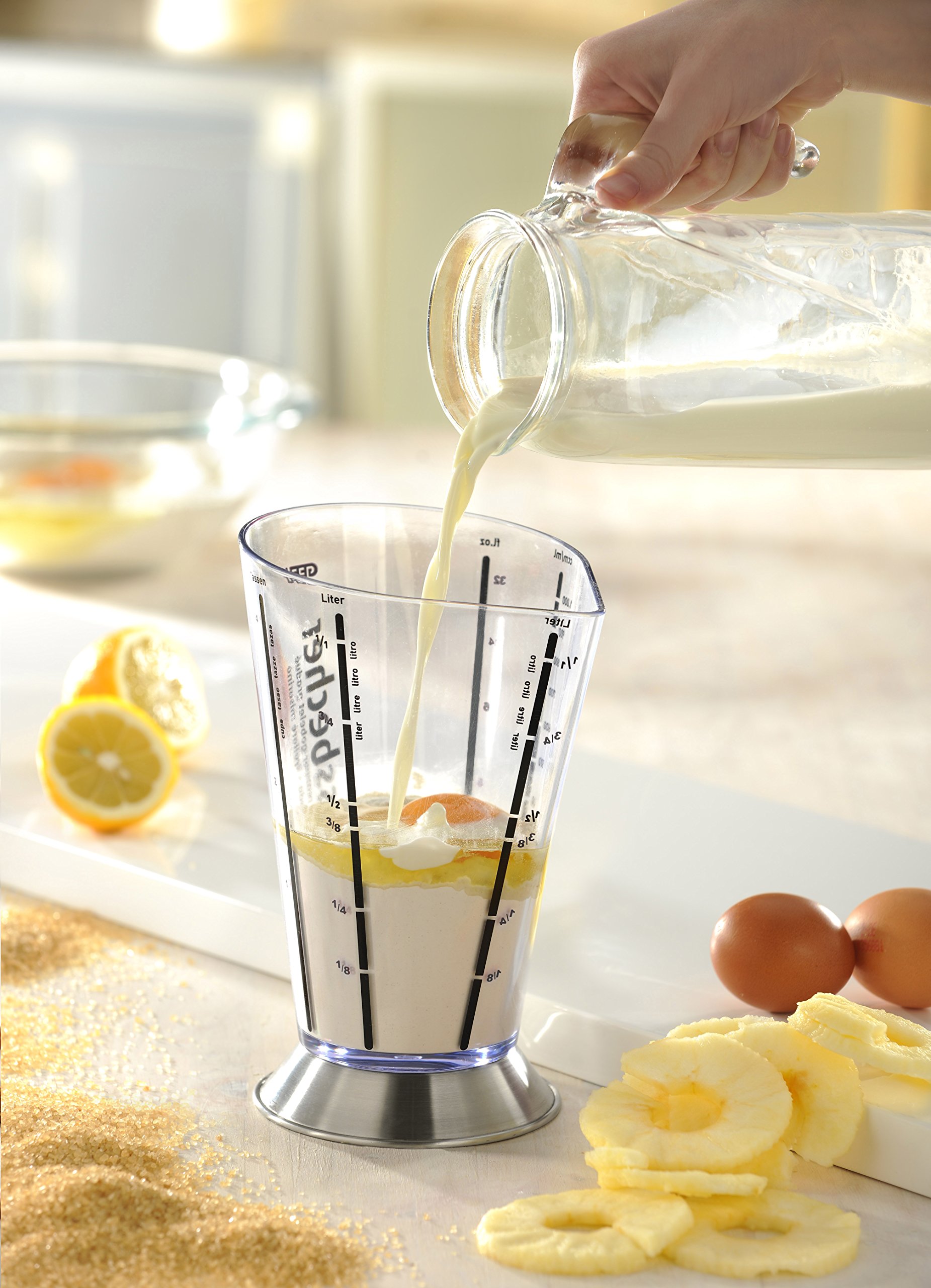 gefu-ge14460-misuro-doseur-shaker-mesureur-1000-ml-avec-socle-inox-et-couvercle- image 5