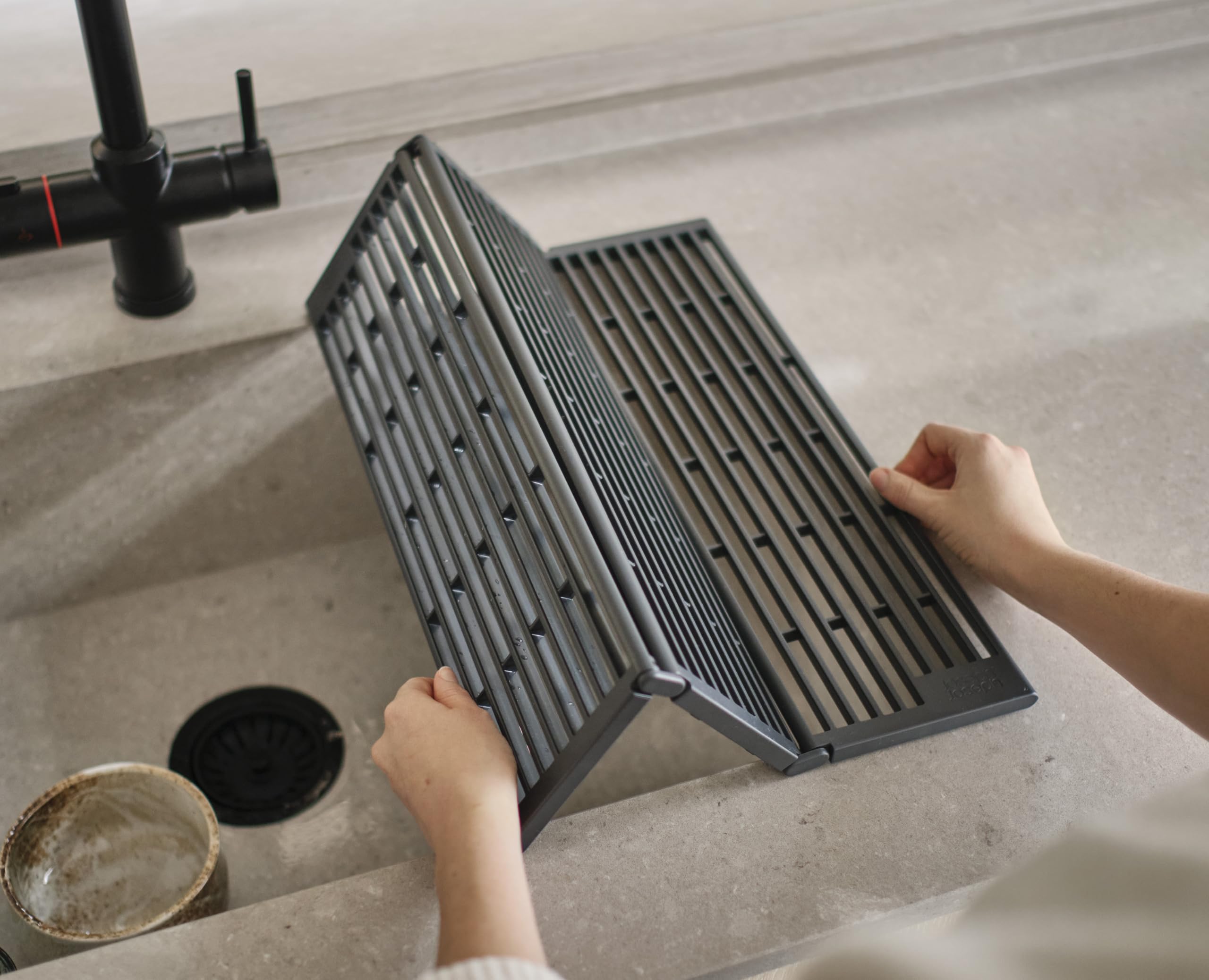 joseph-joseph-platform-gouttoir-pliable-et-r-glable-au-dessus-de-l-vier-drainage image 6