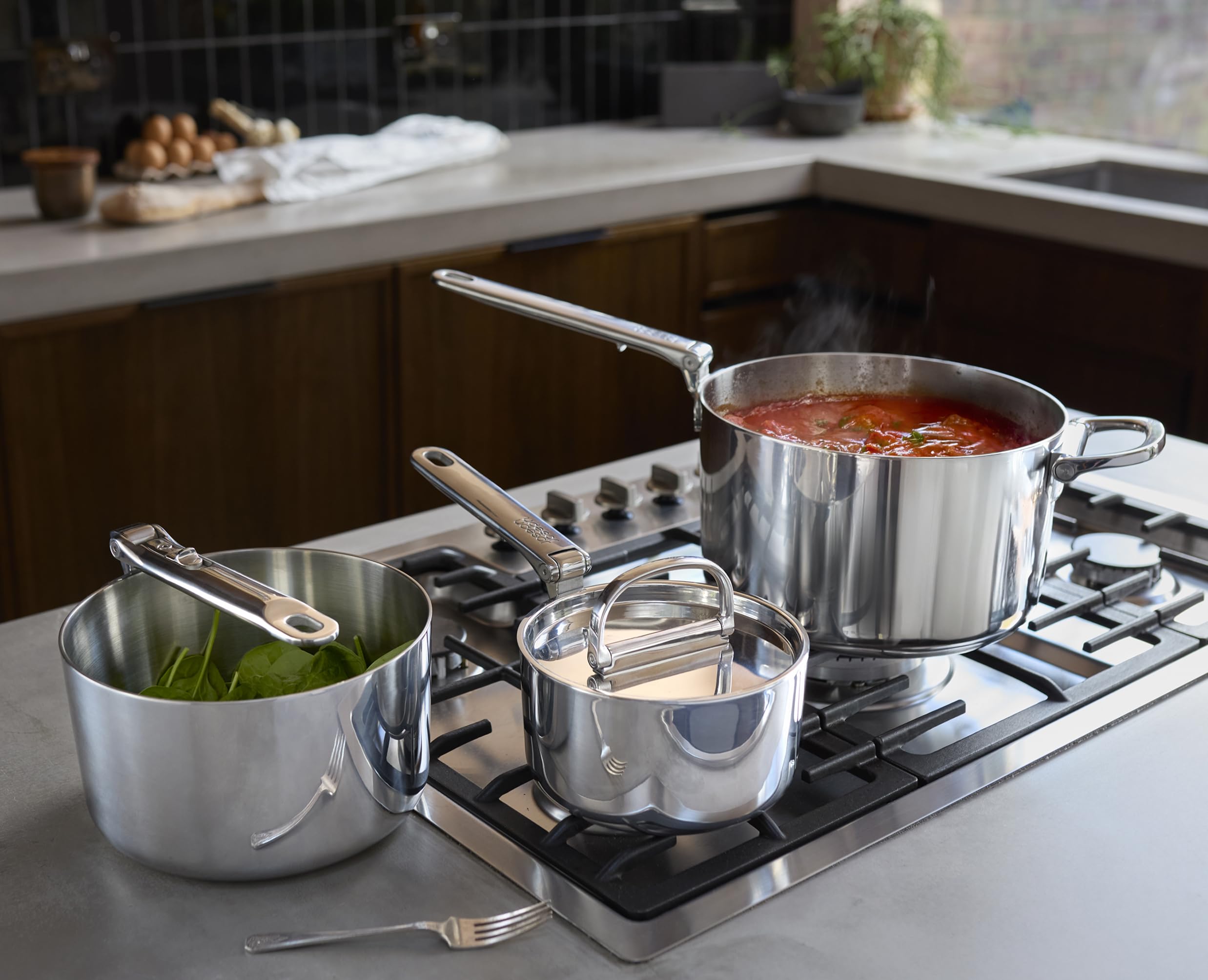 joseph-joseph-space-steel-set-de-3-casseroles-inox-empilables-avec-poign-es-raba image 3