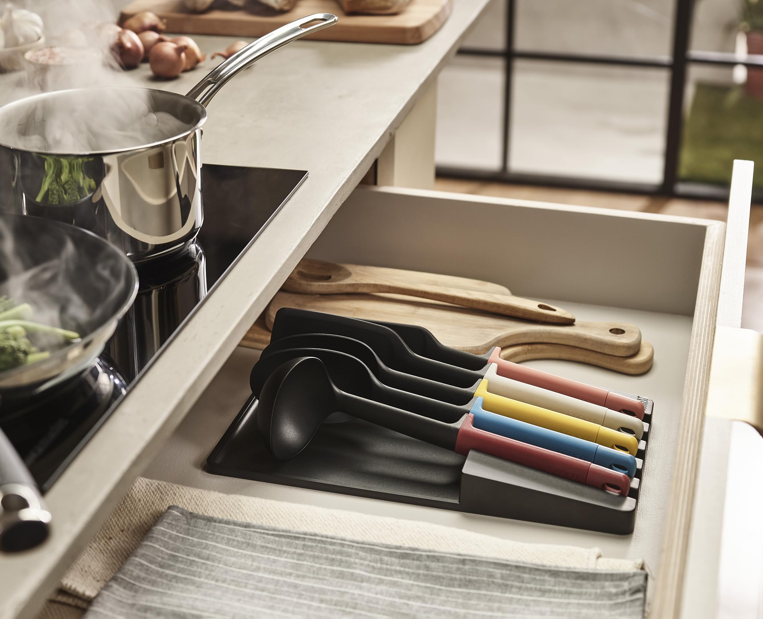 joseph-joseph-elevate-ensemble-10-pi-ces-couteaux-de-cuisine-et-ustensiles-avec- image 2
