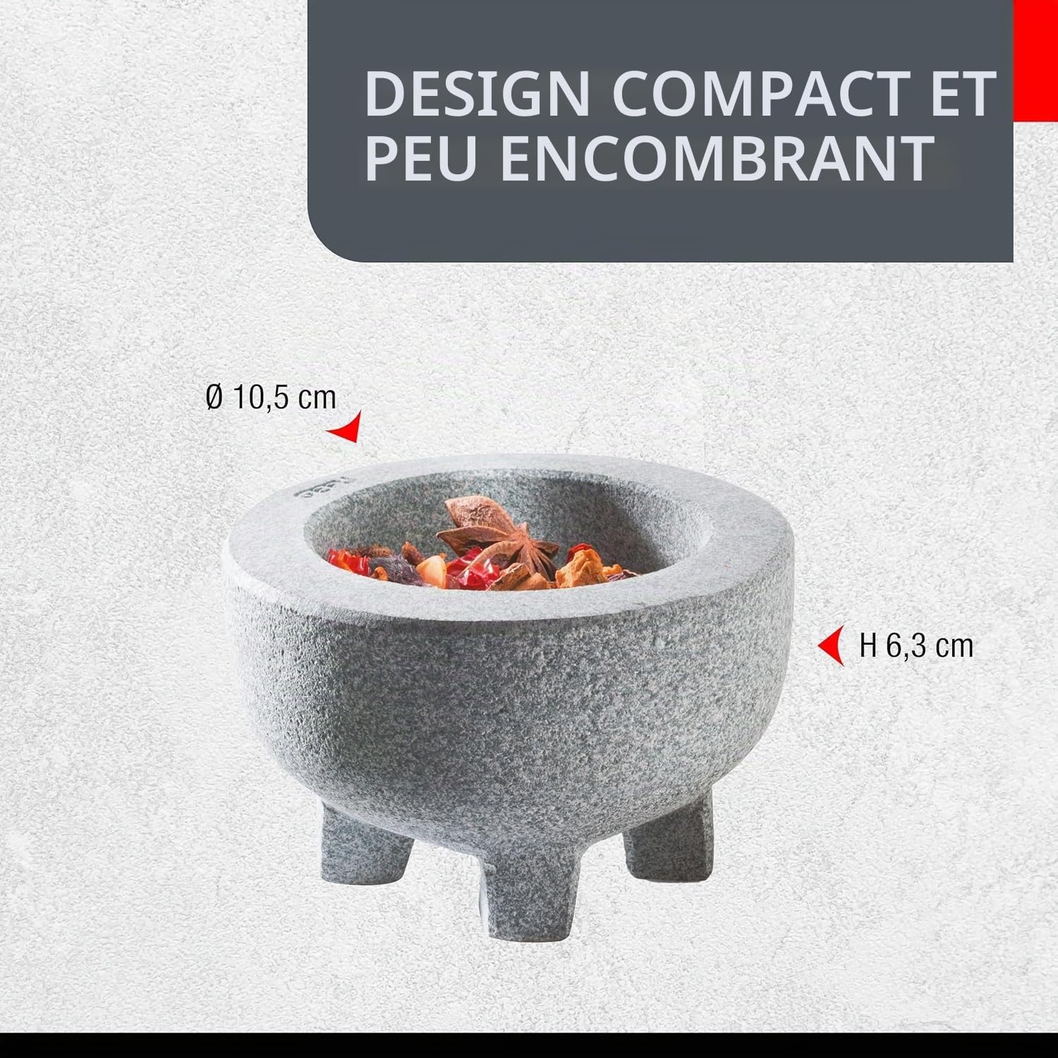 gefu-ge35310-crunchy-mortier-avec-pilon-en-granit-massif-gris-10-cm image 3