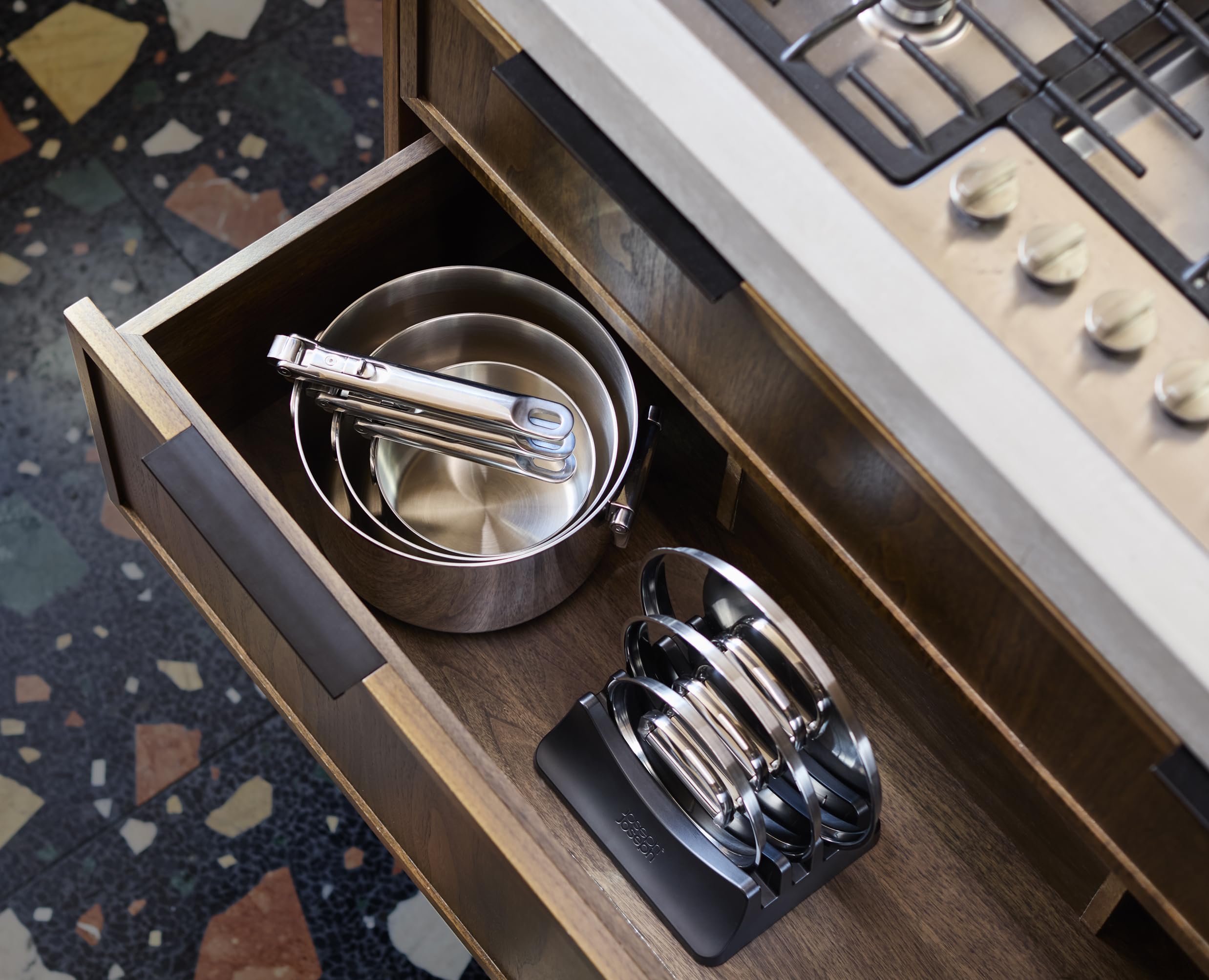 joseph-joseph-space-steel-set-de-3-casseroles-inox-empilables-avec-poign-es-raba image 5