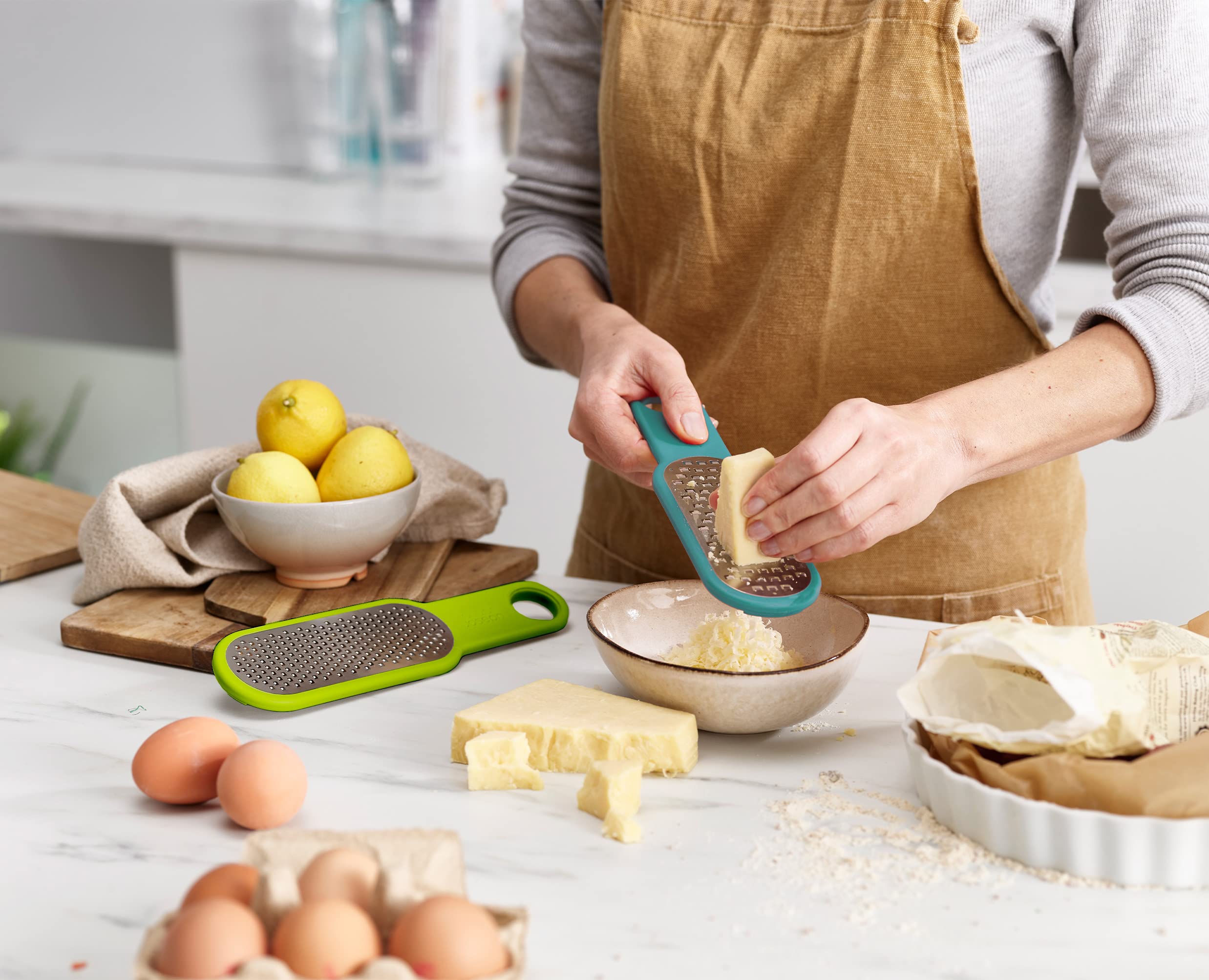 joseph-joseph-duo-set-de-2-r-pes-de-cuisine-fine-et-grossi-re-avec-zesteur-opale image 6