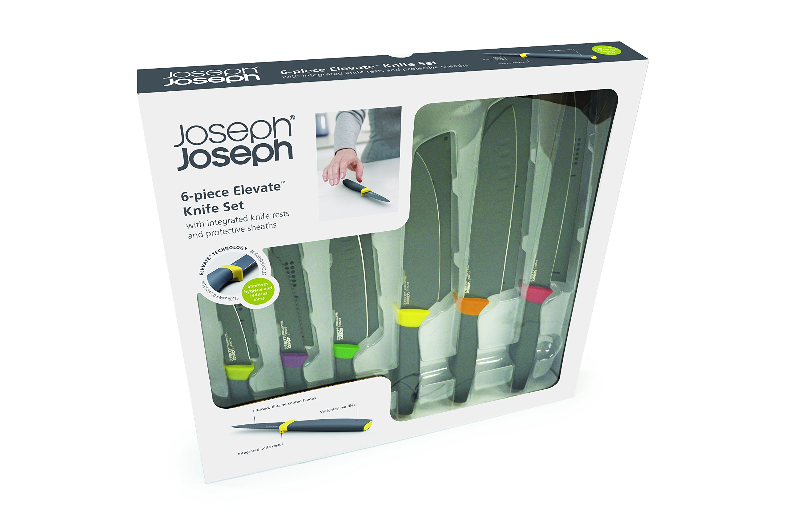 joseph-joseph-elevate-ensemble-de-couteaux-6-pi-ces-en-acier-inoxydable-avec-rev image 6
