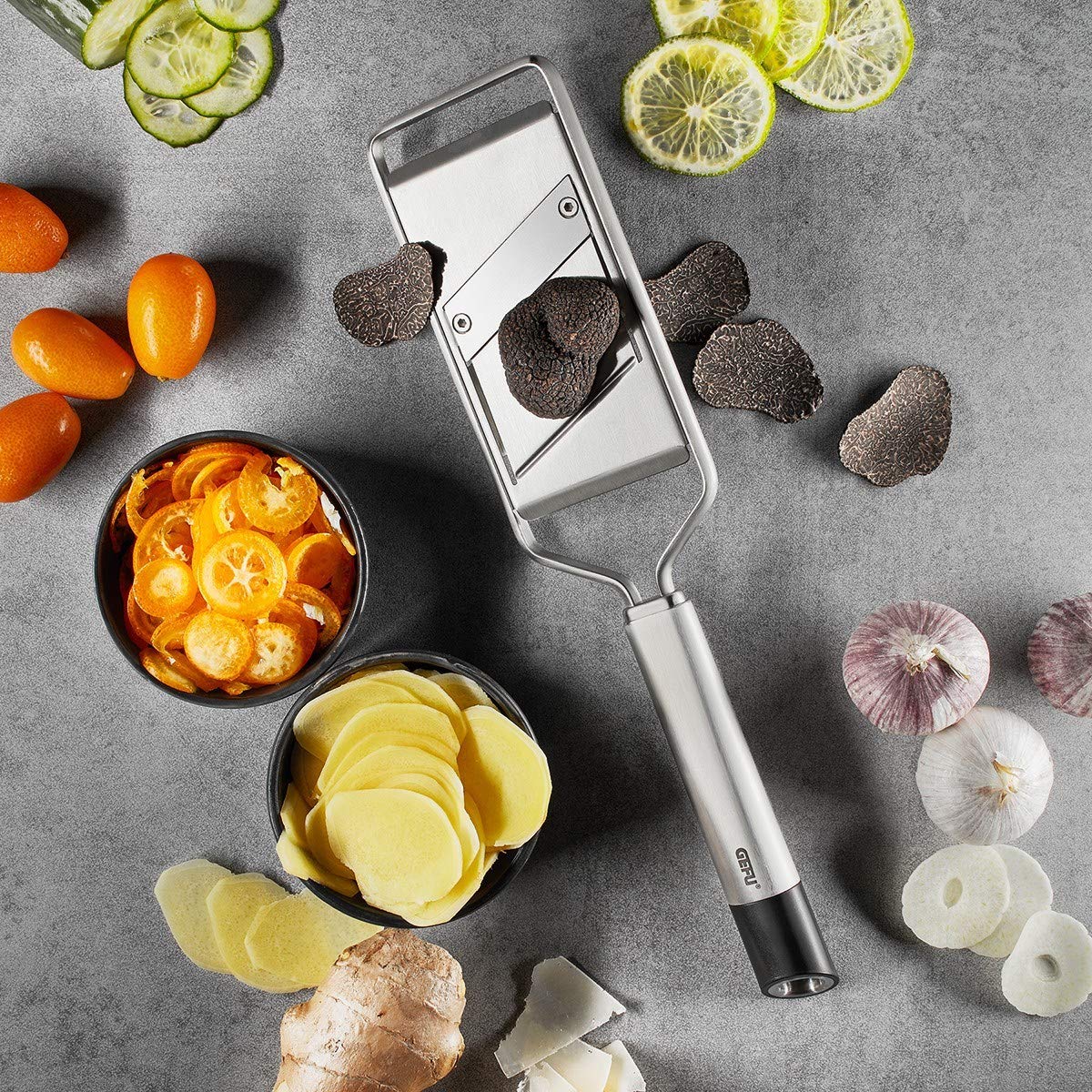 gefu-primeline-mandoline-mini-pour-gourmets-coupe-s-curis-e-compacte image 4