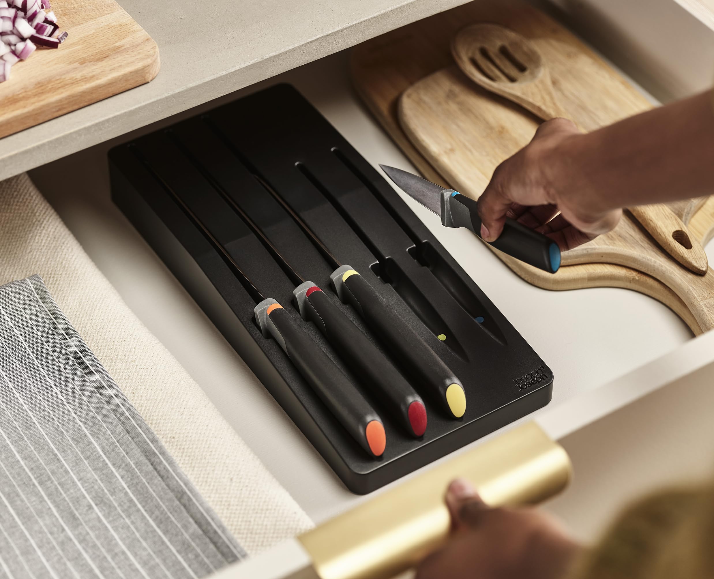 joseph-joseph-elevate-ensemble-10-pi-ces-couteaux-de-cuisine-et-ustensiles-avec- image 3