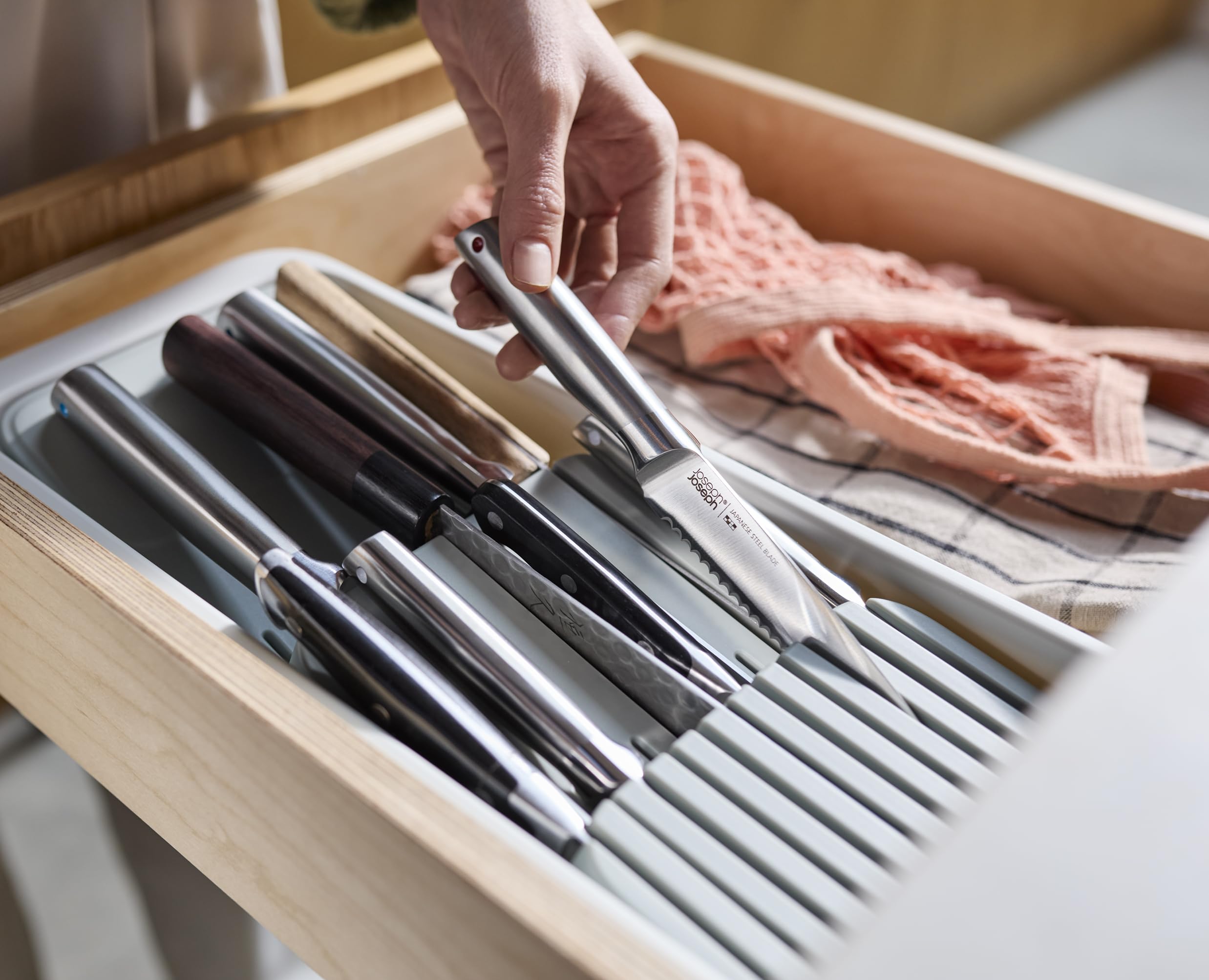 joseph-joseph-drawerstore-organiseur-de-tiroir-2-niveaux-pour-couteaux-d-montabl image 6