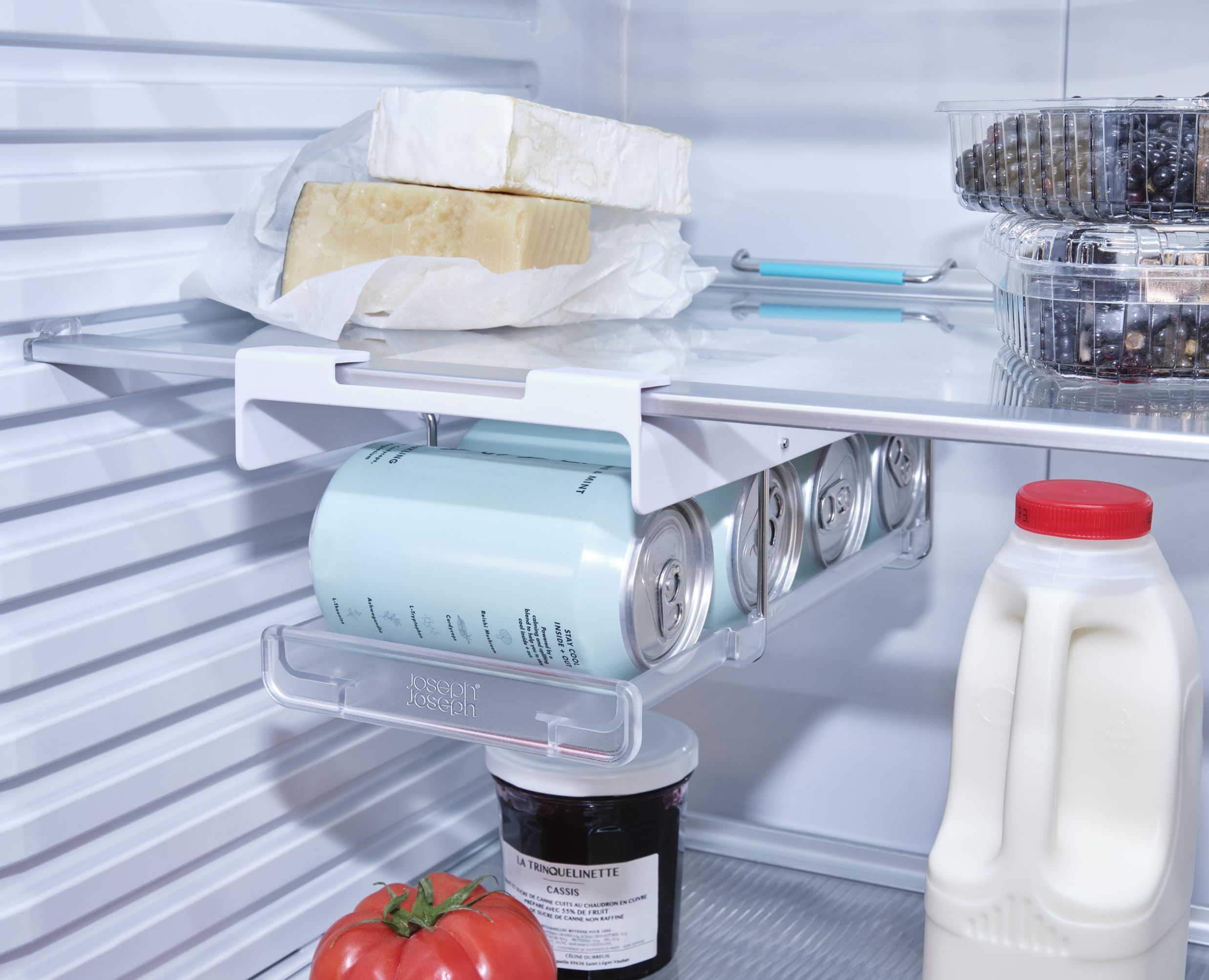 joseph-joseph-fridgestore-rangement-canettes-pliable-sous-tag-re-de-frigo-4-cane image 5
