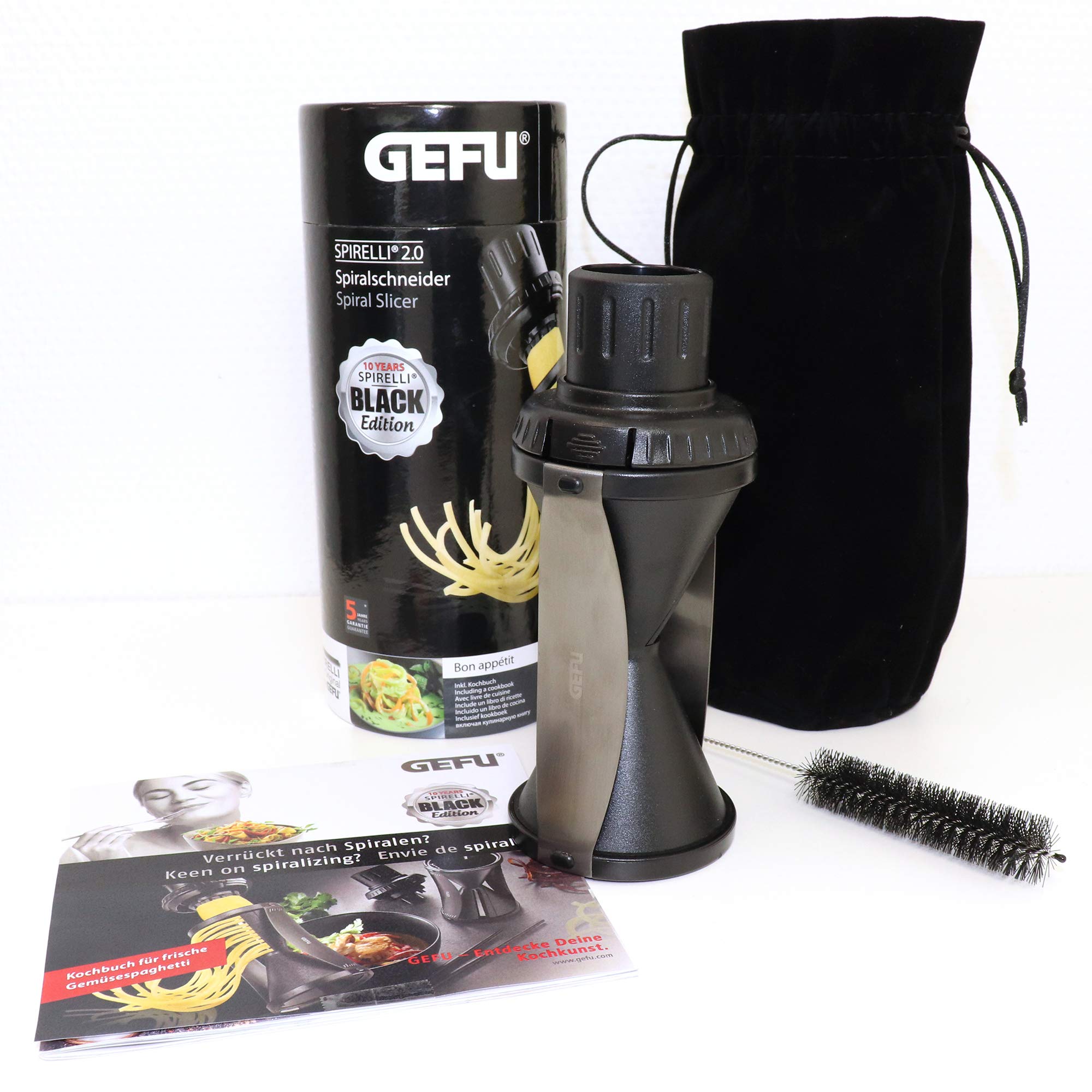 gefu-spirelli-2-0-black-edition-taille-l-gumes-spirale-2-largeurs-de-julienne-2x image 3