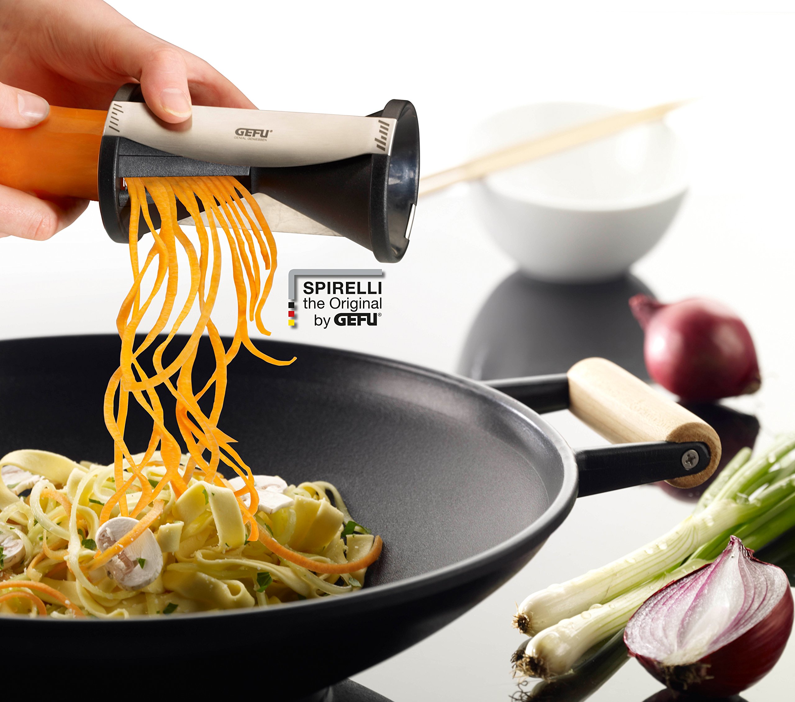 gefu-spirelli-2-0-taille-l-gumes-spaghettis-en-acier-inoxydable-turquoise-julien image 3