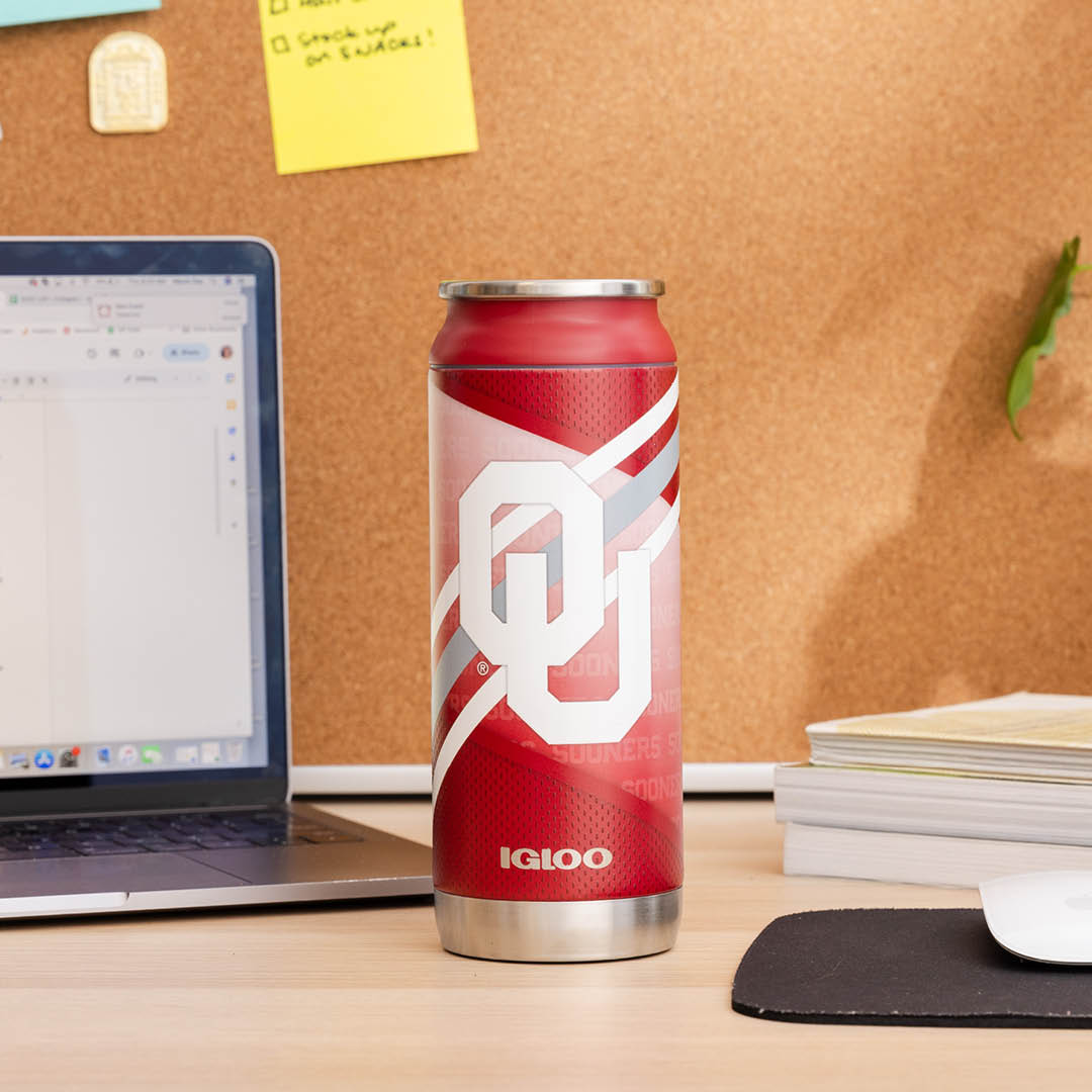 igloo-collegiate-series-university-of-oklahoma-gobelet-isotherme-16-oz-en-acier- image 8