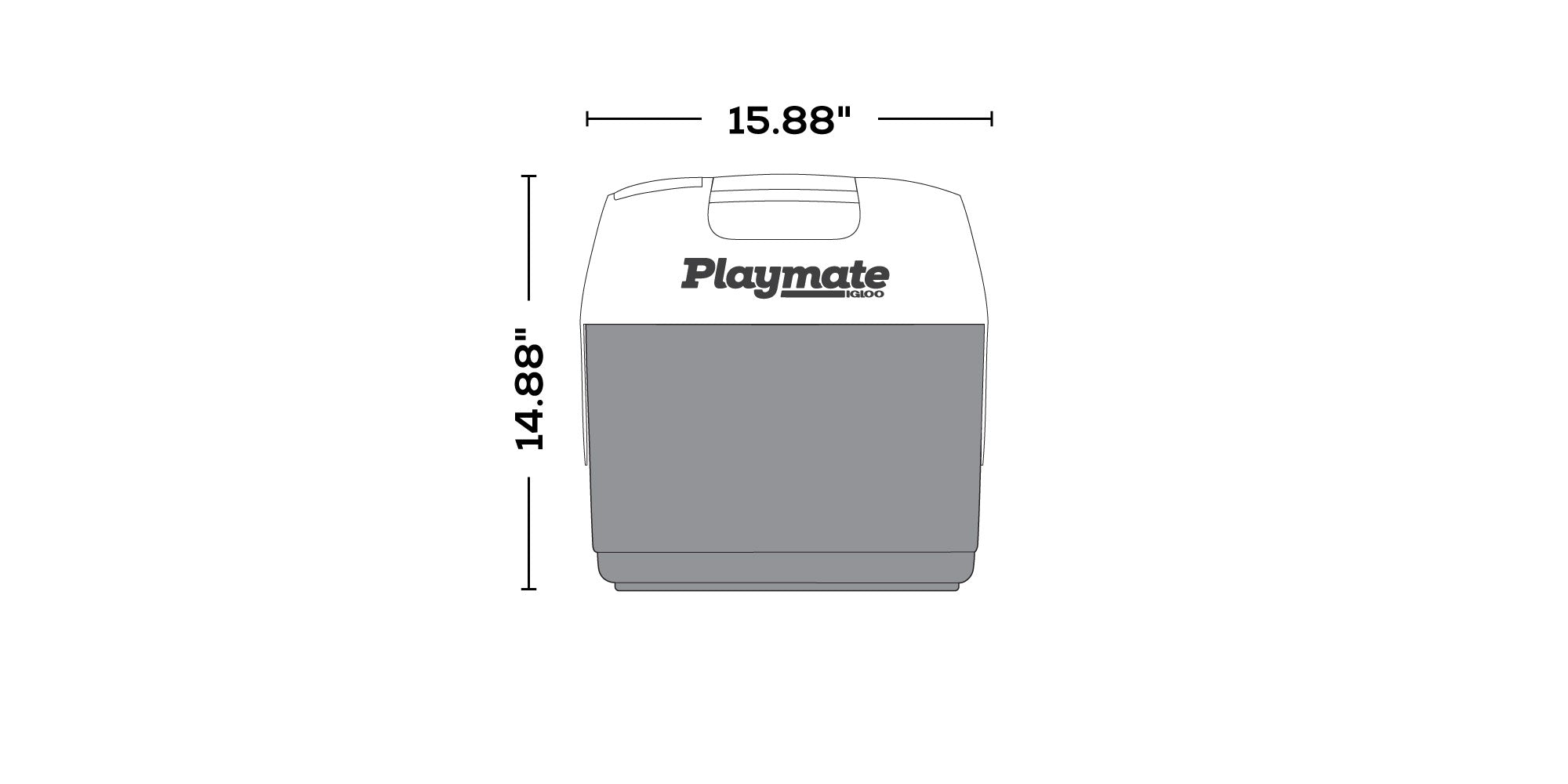 igloo-playmate-elite-glaci-re-rigide-16-qt-30-canettes-couvercle-tente image 8